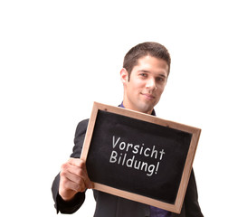 Vorsicht Bildung - Symbolfoto