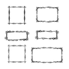 set of vintage frames