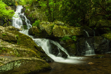 Spruce Flats Falls, Great Smoky Mountains National Park, Tennessee, United States
