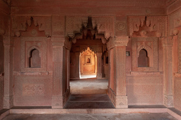 Fatehpur Sikri, building interior, India