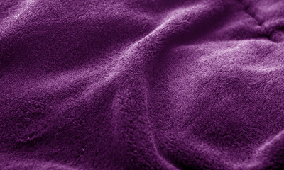 Fototapeta na wymiar Sack cloth texture in purple color.