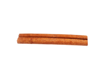 Cinnamon sticks and anise isolated on white background. Spice.