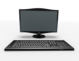 keyboard and monitor