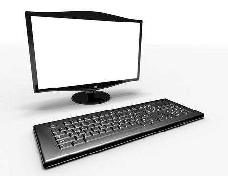 keyboard and monitor