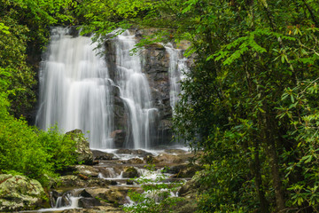 Fototapeta na wymiar Meigs Falls, Great Smoky Mountains National Park, Tennessee, United States