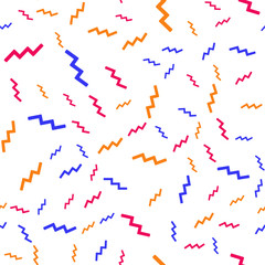 Seamless vector EPS 10 Abstract geometric pattern. Multicolor Figures. Texture for print and Banner. Flat style