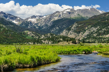 Fototapeta na wymiar Moraine Park, Rocky Mountain National Park, Colorado, United States