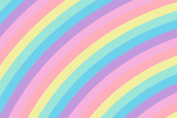 Rainbow curved color lines background