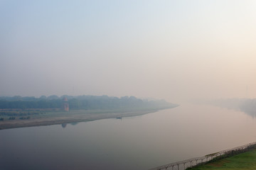 River in Agra, India