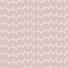 Hand drawn floral seamless pattern