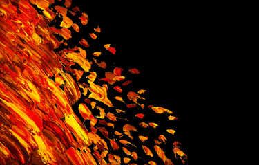 Abstract Oil Painting. Background