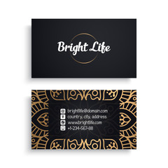 Business Card. Luxury template