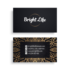 Business Card. Luxury template