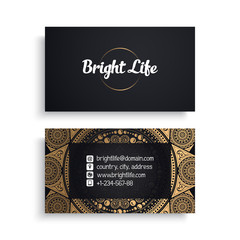 Business Card. Luxury template