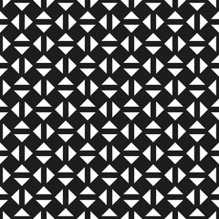 Seamless geometric triangular check square pattern background