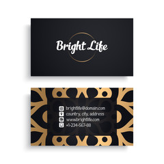 Business Card. Luxury template