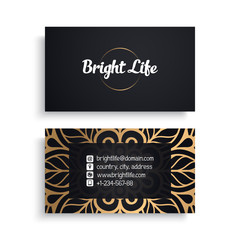 Business Card. Luxury template