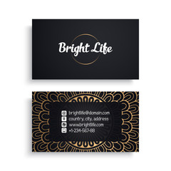 Business Card. Luxury template