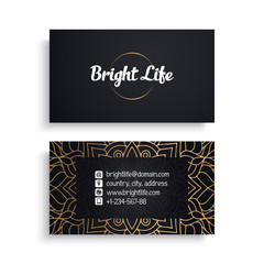 Business Card. Luxury template