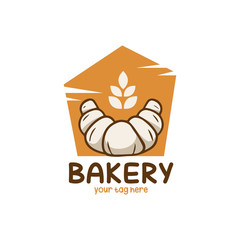 croissant bakery logo design inspiration