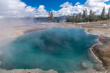 Black Pool, Yellowstone National Park, Wyoming, United States