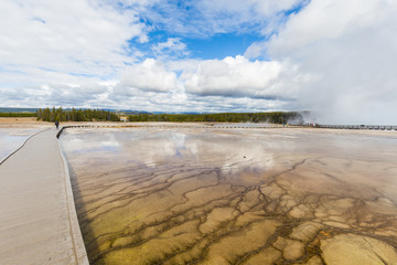 Midway Geyser Basin, Yellowstone National Park, Wyoming, United States