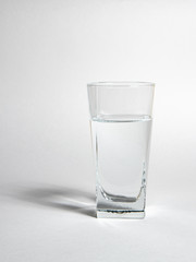 water in a glass