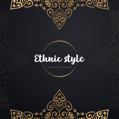 Gold background with mandala