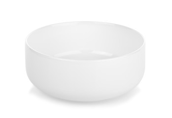 white bowl isolated on white background