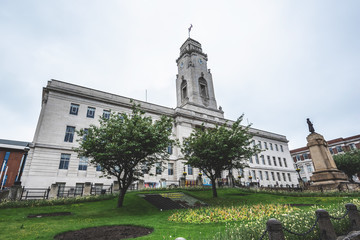 Naklejka premium An old town hall parliament building