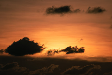Obraz na płótnie Canvas Colours of sunset clouds 