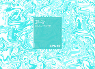 Abstract vector background. with beautiful fantasy ink patterns. Liquid paint. Fluid art. The ornament of marble. Colorful bright combination of colors. Modern colorful flow.