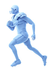 3d rendered medically accurate illustration of an american football player