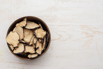 dried (dehydrated) eggplant slices