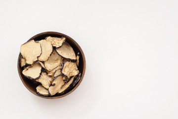dried (dehydrated) eggplant slices