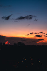 Fototapeta premium Colours of sunset clouds 