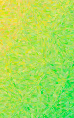 Yellow and green Impressionist Oil Painting  vertical background illustration.