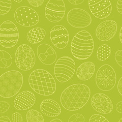Easter eggs Seamless Vector Pattern.Vector background