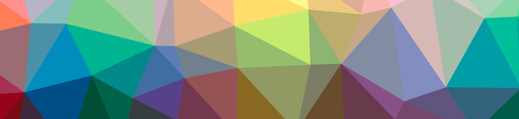 Obraz premium Illustration of abstract Blue And Yellow banner low poly background. Beautiful polygon design pattern.