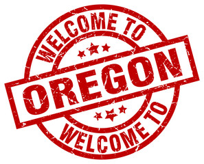 welcome to Oregon red stamp