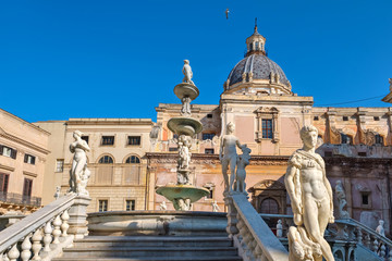 Praetorian Fountain. Palermo, Sicily, Italy