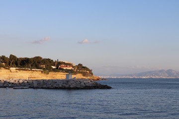 Obraz premium CARRY LE ROUET - PORT ET PLAGE - BOUCHES DU RHONE - PROVENCE - FRANCE