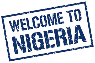 welcome to Nigeria stamp