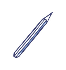 Pen with Ink for Writing Office Supply Vector