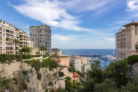 View at Monte Carlo harbor