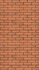 Vertical orientation of the background with a brick old wall for interior, design, advertising, screensavers, wallpapers, covers. Seamless pattern.