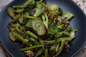 Stir frired broccoli