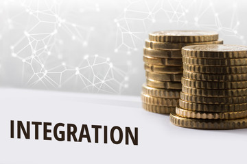 Konzept Integration / Finanzen im digitalen Zeitalter