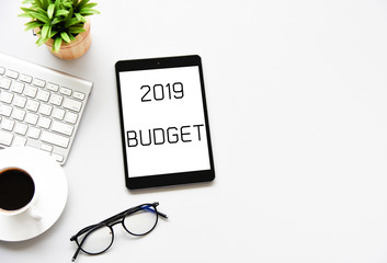 2019 BUDGET Business Concept
