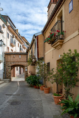Streets of Guadalupe in Cáceres (Extremadura, Spain)